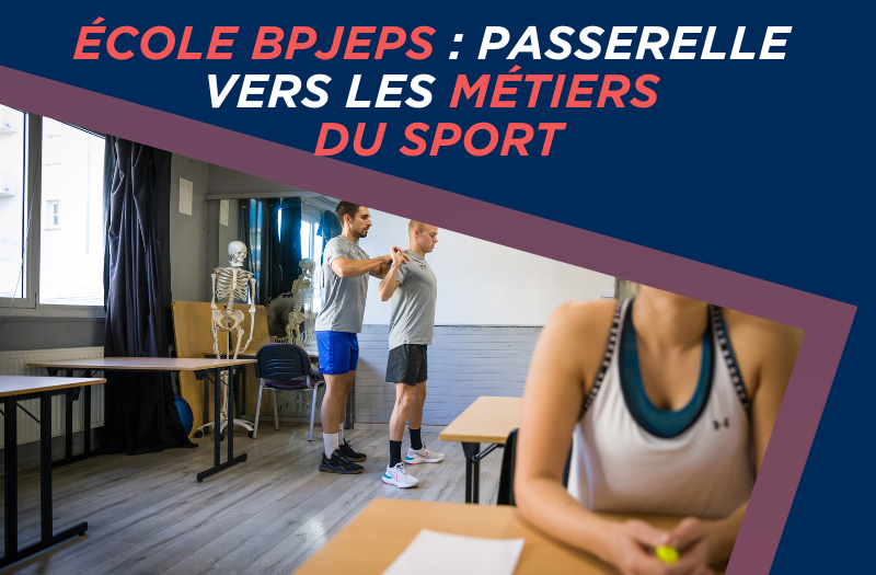 élèves au sein d'une école bpjeps