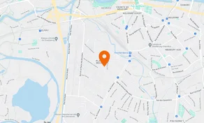 Carte de Strasbourg indiquant l’emplacement du campus IPMS à proximité du centre-ville.